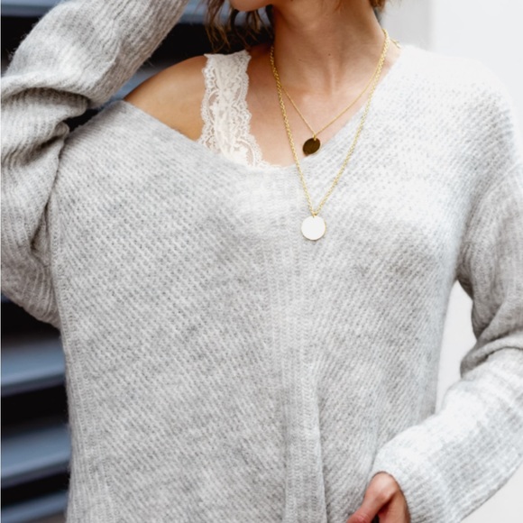 Point Sur button back sweater - Picture 3 of 8